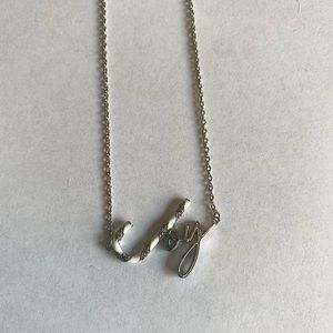 NWT Origami Owl Silver Joy Necklace